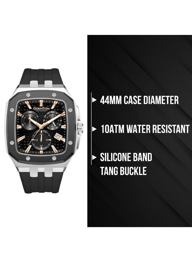 Quantum Men's Silicone Analog Watch HNG1033.552 - 44 mm - Image 5